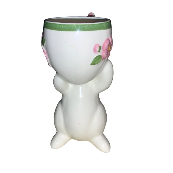 Avon Sunny Bunny Egg Candle Holder Rabbit Figurine  1981 - Picture 5 of 11